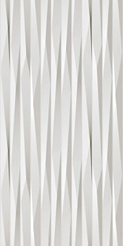  плитка настенная 3d wall blade white matt 40x80