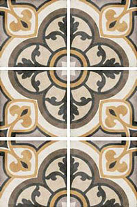 3 art nouveau majestic colour 20x20