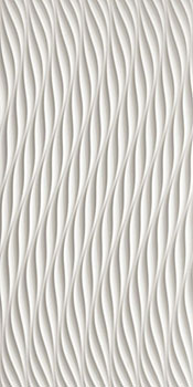  плитка настенная 3d wall twist white matt 40x80