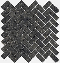  мозаика room stone black mosaico cross 29.7x31.5