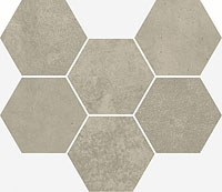 12 terraviva greige hexagon 25x29