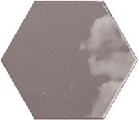  плитка настенная geometry hex charcoal glossy 15x17.3